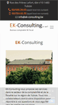 Mobile Screenshot of ek-consulting.be