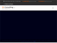 Tablet Screenshot of ek-consulting.be